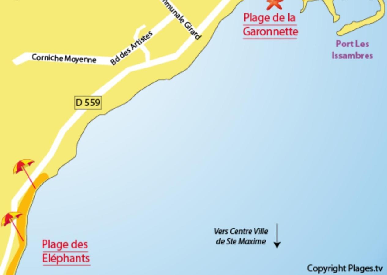 Villa Provencale A Sainte Maxime, Golf De Saint Tropez Exterior foto